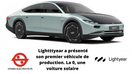 Lightttyear a présenté son premier véhicule de production. La 0, une voiture solaire.jpg, juin 2022